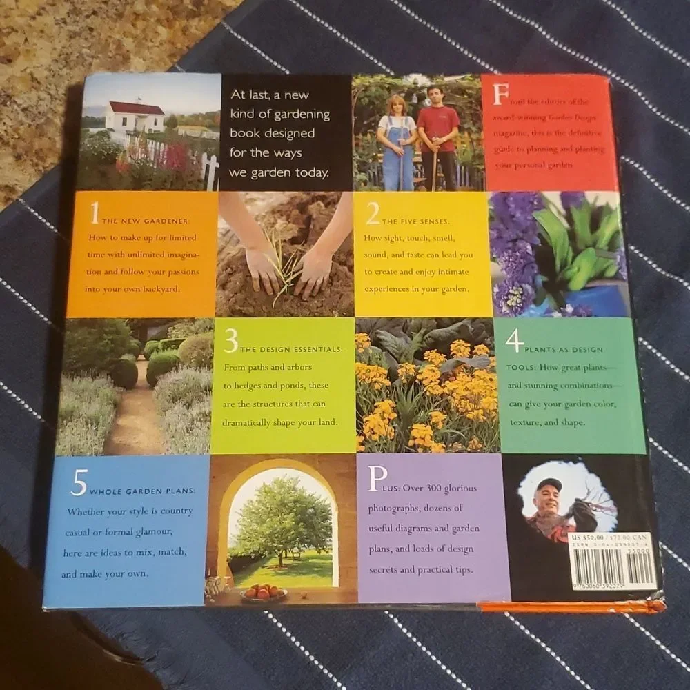The Garden Design Book 1997 HC 1st Edition - Cottagecore